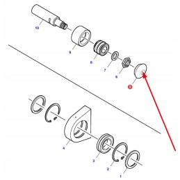 26922 naikintuvo tvirtinimo dangtelis