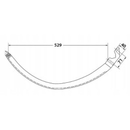 Deutz Fahr HD300 HD20 metalinis šaudymo kaištis