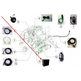Cel00883 plastikinė dėžutė 120 x 120 x 80 mm