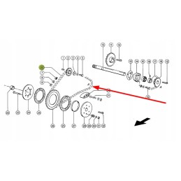822805 0 ritininė grandinė re 480 x 92 ritinėliai