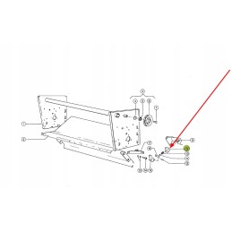 827887 0 kampinis laikiklis špagato kreipiamojo rėmui