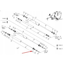 Cbr00286 1 eilės rutulinis guolis
