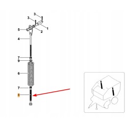 Kb3908906 įtempiklio varžtas
