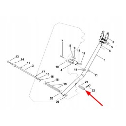 Bg8876663 styginių stabdžių spyruoklė