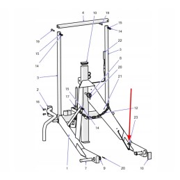 Under elk 000074 metro jutiklis su kabeliu