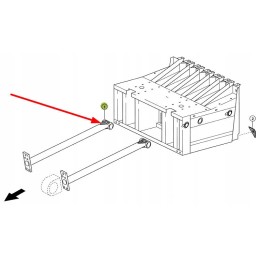 826216 0 tvirtinimo mazgas 5 x 90 x 76