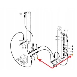 Kb8877d80 guminė hidraulinė žarna