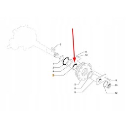 Bg8880055 metalinė rankovė 70 x 80 x 29