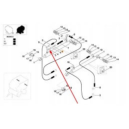 Kb8874879 hidraulinio vamzdžio jungtis