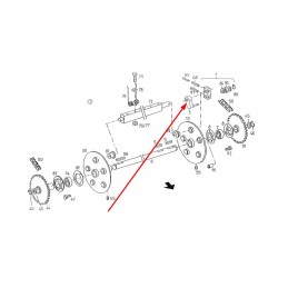 5595 004 03 100 suvirinta valdymo svirtis