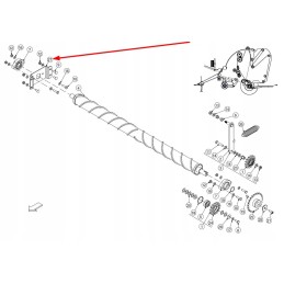 Czd05038 viršutinio varžto tvirtinimas