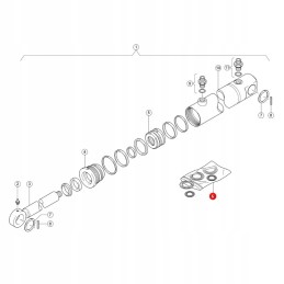 Clas sandarinimo žiedų rinkinys 845033 0 originalus
