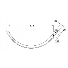 Deutz Fahr HD400 HD440 aliuminio šautuvas