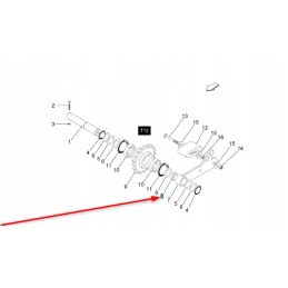 Kb8880026 įtempiklio įvorė