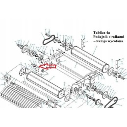 Ruloninio preso šakės kaištis