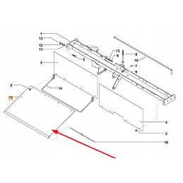 Kb3906981 apsauginė prijuostė virvelių rišimo sistemai