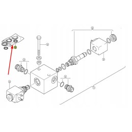 851849 0 komplektas tarpiklių