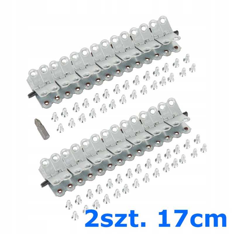 Clip, diržo jungtis, diržo segtukų rinkinys, 170mm, 2 vnt