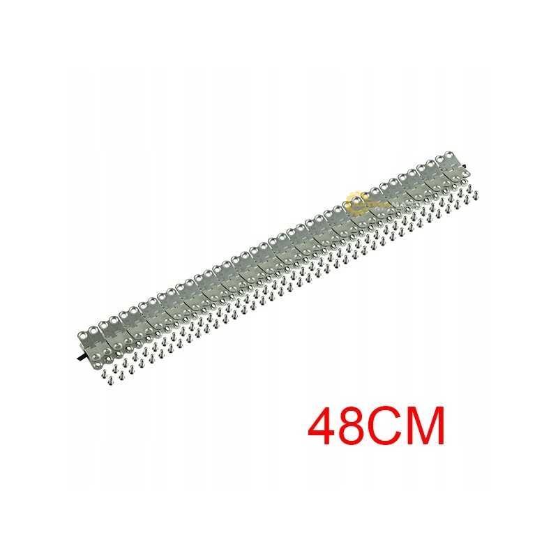 Ruloninio preso diržo segtukas su MS25 480 mm varžtais