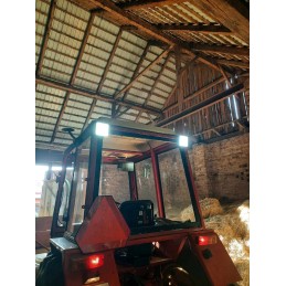 LED halogeninė 48w darbinė lempa ekskavatoriaus krautuvui