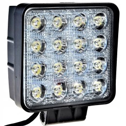 LED žibintų halogeninė darbo lempa 16 diodų 48w