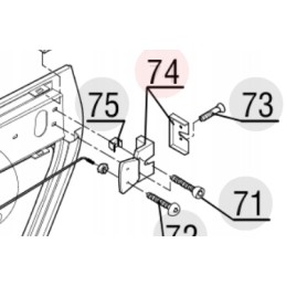 Manitou 182110 vidaus durų spyna, originali