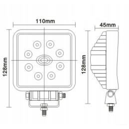 LED darbo lempa 24w 1920lm išsklaidyta šviesa