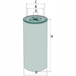 Hidraulinės alyvos filtras hifi filtras sh 62192