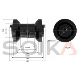 Kubota U20 3 RB411 21700 vikšrinis volas