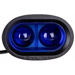 Purškimo darbinė lempa 16w, mėlyna, maža, 2 vnt