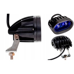 Purškimo darbinė lempa 16w, mėlyna, maža, 2 vnt