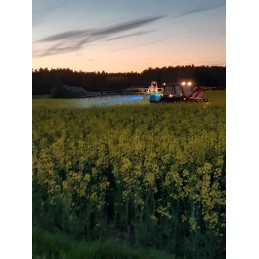 Purškimo darbinė lempa 16w, mėlyna, maža, 2 vnt