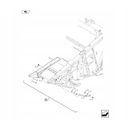 New Holland trumpo kabelio skirstytuvas 84081247 cnh