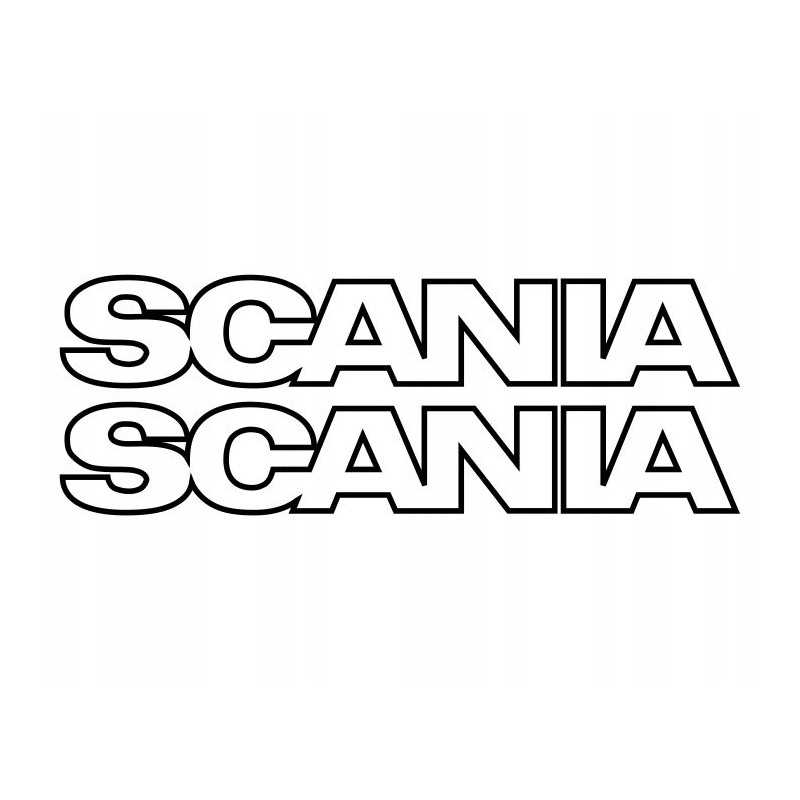 Scania logotipo lipdukas, sunkvežimis, 15 cm