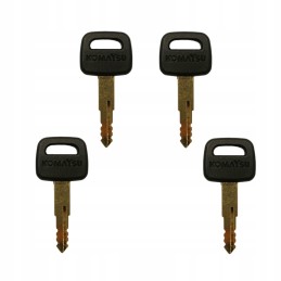 4x raktas uždegimo durelės užvedimo raktelis komatsu 787 tr 261434 0001
