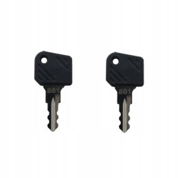 2x Linde 801 šakinio krautuvo durų uždegimo jungiklio uždegimo raktelis