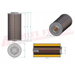 Hidraulinės alyvos filtras hifi filtras sh 60918