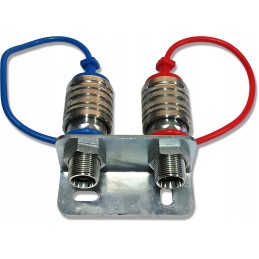 Plokštės komplektas su 2x M18 Euro lizdo greitosiomis jungtimis