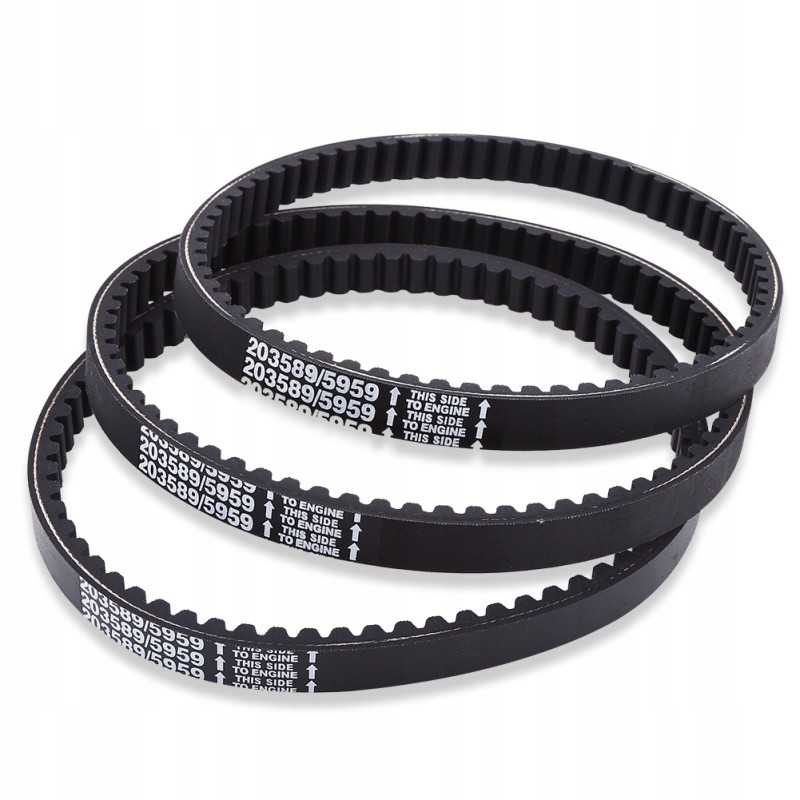 3 vnt keičiamas pavaros diržas 22x1x1 9 cm