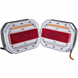 LED kombinuotas galinis žibintas, dinaminių krypčių pora