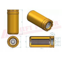 Hidraulinės alyvos filtras hifi filtras sh 66050