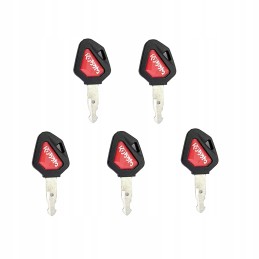 5x raktelis užvedimo durelių uždegimo jungikliui Kubota KX 459a