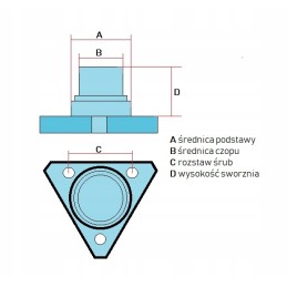 Apatinis kaištis fermec terex 820 840 860