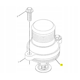 Cat ekskavatorinio krautuvo termostato tarpiklis