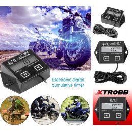 LCD variklio valandų skaitiklis, tachometras, mini ekskavatorius