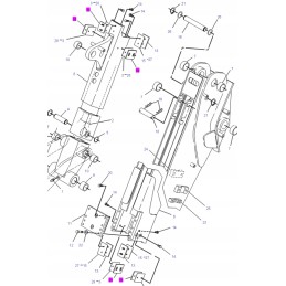 Cat ekskavatoriaus krautuvo prailginimo slydimas 17mm