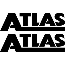 Lipdukų lipdukas atlasas 2 vnt 45 cm 2