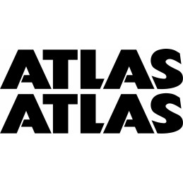 Lipdukų lipdukas atlasas 2 vnt. 45 cm 1