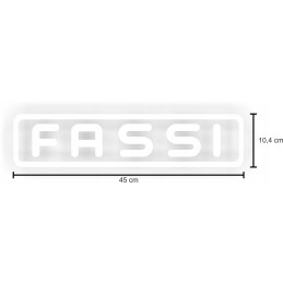 Fassi lipdukų lipdukai 2 vnt. 45 cm