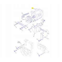 Kintamosios srovės generatorius cva 12v cat varikliai 3054 c3 3 c4 4